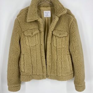 Urban Outfitters Men’s Sherpa Tan Jacket.